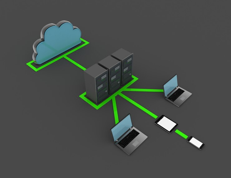 Load balancer distributing traffic across multiple application servers