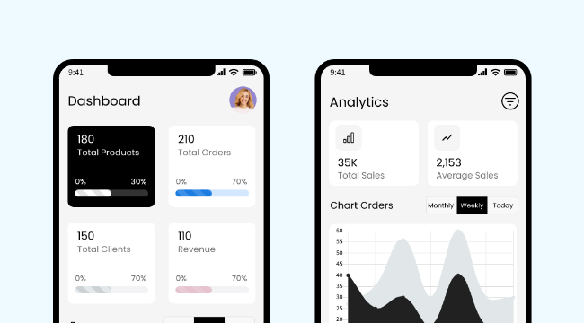 Screenshot of the app dashboard or template overview
