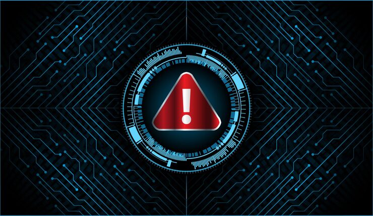 Warning icons representing various AI development challenges