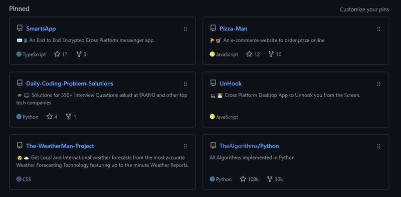 GitHub repositories