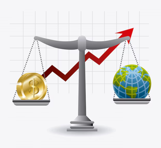 A handshake or scale balancing honesty and money