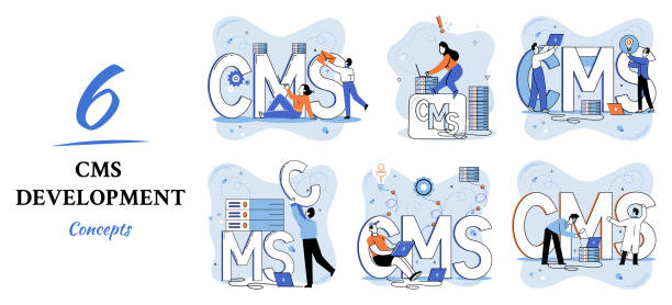 API diagram showing headless CMS delivery flow