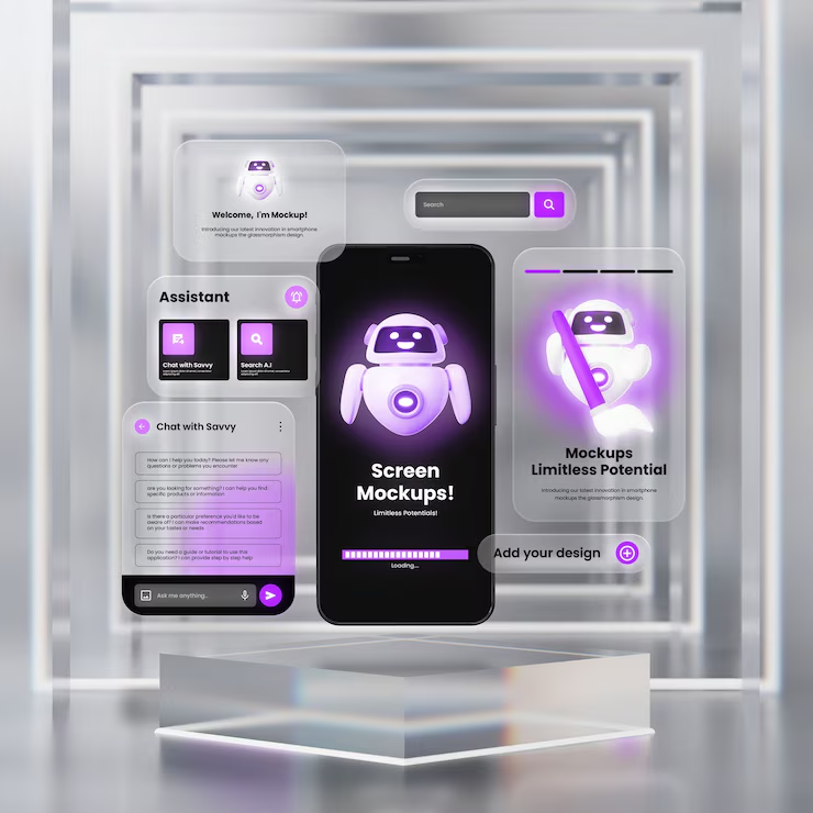 Screenshot showing AI model selection in the app