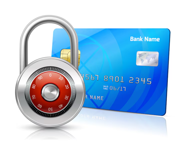 Checkout page with padlock and payment logos