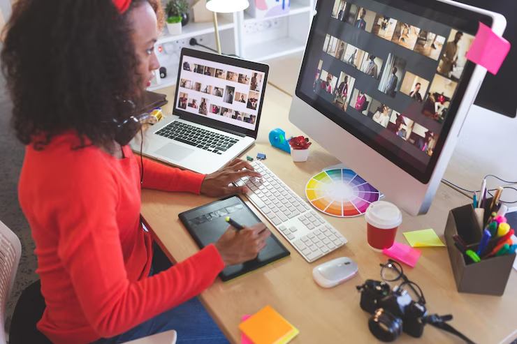 Export your design in high-res formats including PDF, JPG, or TIF.
