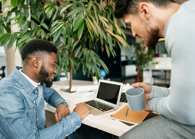  Business user chatting with ChatGPT on desktop